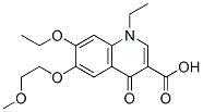 CAS 登录号：53776-43-5， 7-乙氧基-1-乙基-1,4-二氢-6-(2-甲氧基乙氧基)-4-氧代-3-喹啉羧酸