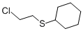 结构式 CAS# 53787-05-6, 2-氯乙基环己基硫醚