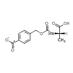 CAS 登录号：53793-17-2， N-{[(4-硝基苄基)氧基]羰基}丙氨酸