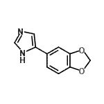 CAS 登录号：53848-04-7， 5-(1,3-苯并二氧戊环-5-基)-1H-咪唑