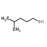 CAS 登录号：53897-50-0， 4-甲基-1-戊烷硫醇
