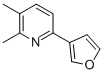 CAS 登录号：53913-07-8， 6-(3-呋喃基)-2,3-二甲基吡啶