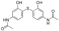 CAS 登录号：5411-79-0， N-[4-(4-乙酰氨基-2-羟基-苯基)硫基-3-羟基-苯基]乙酰胺