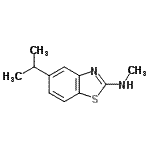 CAS 登录号：54237-42-2， 5-异丙基-N-甲基-1,3-苯并噻唑-2-胺