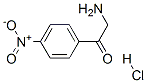 结构式 CAS# 5425-81-0, 2-氨基-4'-硝基苯乙酮盐酸盐
