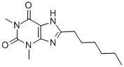 CAS#: 5429-37-8， 8-Hexyl-3,7-Dihydro-1,3-Dimethyl-1H-Purine-2,6-Dione