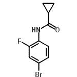 CAS#: 543703-78-2， N-(4-Bromo-2-Fluorophenyl)Cyclopropanecarboxamide
