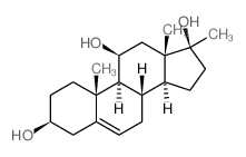 CAS 登录号：5446-39-9， (3S,8S,9S,10R,11S,13S,14S,17S)-10,13,17-三甲基-1,2,3,4,7,8,9,11,12,14,15,16-十二氢环戊烯并[a]菲-3,11,17-三醇