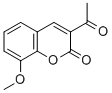 CAS 登录号：5452-39-1， 3-乙酰基-8-甲氧基-苯并吡喃-2-酮