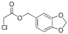 CAS 登录号：5457-71-6， 苯并[1,3]二氧杂环戊烯-5-基甲基 2-氯乙酸酯