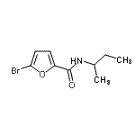 CAS 登录号：546091-17-2， 5-溴-N-仲-丁基-2-糠酰胺