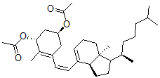 CAS#: 54712-17-3， (1a,3b,6Z)-9,10-Secocholesta-5(10),6,8-triene-1,3-diol diacetate