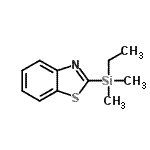 CAS 登录号：54905-07-6， 2-[乙基(二甲基)硅烷基]-1,3-苯并噻唑
