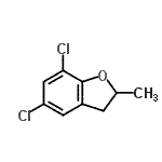 CAS 登录号：54932-85-3， 5,7-二氯-2-甲基-2,3-二氢-1-苯并呋喃