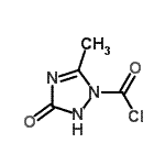 CAS#: 54945-02-7， 5-Methyl-3-Oxo-2,3-Dihydro-1H-1,2,4-Triazole-1-Carbonyl Chloride