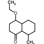 CAS#: 54965-51-4， 4-Ethoxy-8-Methyloctahydro-1(2H)-Naphthalenone