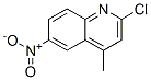 结构式 CAS# 54965-59-2, 2-氯-4-甲基-6-硝基喹啉