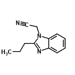 CAS#: 54980-89-1， (2-Propyl-1H-Benzimidazol-1-Yl)Acetonitrile