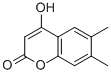 CAS#: 55004-77-8， 4-Hydroxy-6,7-Dimethylcoumarin