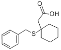CAS 登录号：55154-80-8， 1-((苯基甲基)硫代)-环己烷乙酸