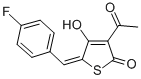 CAS#: 5518-90-1， 3-Acetyl-5-(4-Fluorobenzylidene)-4-Hydroxy-2(5H)-Thiophenone