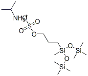 CAS 登录号：5520-20-7， 3-[1,3,3,3-四甲基-1-[(三甲基硅烷基)氧基]二硅氧基]丙基硫酸酯异丙基铵盐
