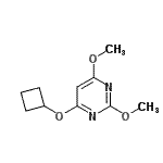 CAS#: 552880-83-8， 4-(Cyclobutyloxy)-2,6-Dimethoxypyrimidine