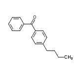结构式 CAS# 55363-57-0, (4-丁基苯基)(苯基)甲酮
