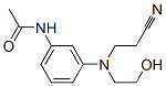 结构式 CAS# 55379-84-5, N-[3-[(2-氰基乙基)(2-羟基乙基)氨基]苯基]-乙酰胺