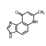 CAS 登录号：55403-04-8， 7-甲基-3,6-二氢-9H-咪唑并[4,5-f]喹啉-9-酮
