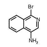 CAS 登录号：55404-28-9， 1-溴-4-异喹啉胺