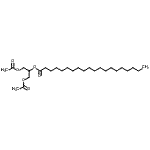 CAS 登录号：55429-68-0， 1,3-二乙酰氧基-2-丙基二十烷酸酯