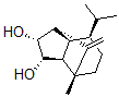 CAS 登录号：55556-01-9， (1R,3abeta,7abeta)-八氢-4-甲基-8-亚甲基-7alpha-异丙基-1alpha,4alpha-甲桥-1H-茚-2beta,3beta-二醇