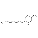 CAS#: 55649-56-4， 5-[(2E,4E)-2,4-Heptadien-1-Yl]-2-Methylmorpholine