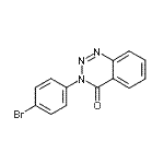 CAS#: 55649-80-4， 3-(4-Bromophenyl)-1,2,3-Benzotriazin-4(3H)-One