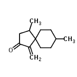 CAS#: 557785-36-1， 4,8-Dimethyl-1-Methylenespiro[4.5]Decan-2-One