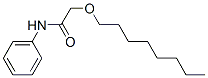 结构式 CAS# 55792-61-5, 2-辛氧基乙酰苯胺