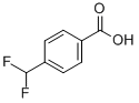 结构式 CAS# 55805-21-5, 4-(二氟甲基)苯甲酸