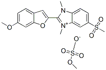 CAS#: 55911-29-0， 2-(6-Methoxybenzofuran-2-Yl)-1,3-Dimethyl-5-(Methylsulphonyl)-1H-Benzimidazolium Methyl Sulphate