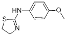 结构式 CAS# 56242-67-2, (4,5-二氢-噻唑-2-基)-(4-甲氧基-苯基)-胺