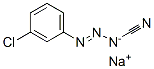 CAS 登录号：56332-32-2， 3-(3-氯苯基)-2-三氮烯-1-甲腈钠盐