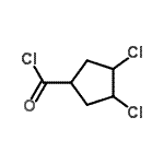 CAS 登录号：56447-17-7， 3,4-二氯环戊烷羰基氯化物