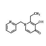 CAS 登录号：565238-59-7， 2-乙基-3-羟基-1-(2-吡啶基甲基)-4(1H)-吡啶酮