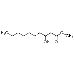 structure of CAS# 56618-58-7, Methyl 3-Hydroxydecanoate;[71271-24-4];METHYL 3-HYDROXYDECANOATE;Methyl 3-hydroxydecanoate #