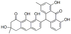 CAS#: 56709-26-3， 6,7-Dihydro-1,4',5',6,9-Pentahydroxy-2',6-Dimethyl[2,9'-Bianthracene]-8,10'(5H,9'H)-Dione