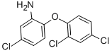 CAS 登录号：56966-52-0， 5-氯-2-(2,4-二氯苯氧基)苯胺
