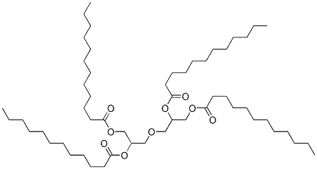 CAS 登录号：57012-88-1， 氧基二丙烷-3,1,2-三基四月桂酸酯