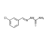 CAS 登录号：5706-79-6， (2E)-2-(3-氯苄亚基)肼基硫代甲酰胺