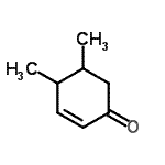 CAS#: 5715-25-3， 4,5-Dimethyl-2-Cyclohexen-1-One