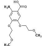 CAS#: 574738-66-2， 2-Amino-4,5-Bis(2-Methoxyethoxy)Benzoic Acid